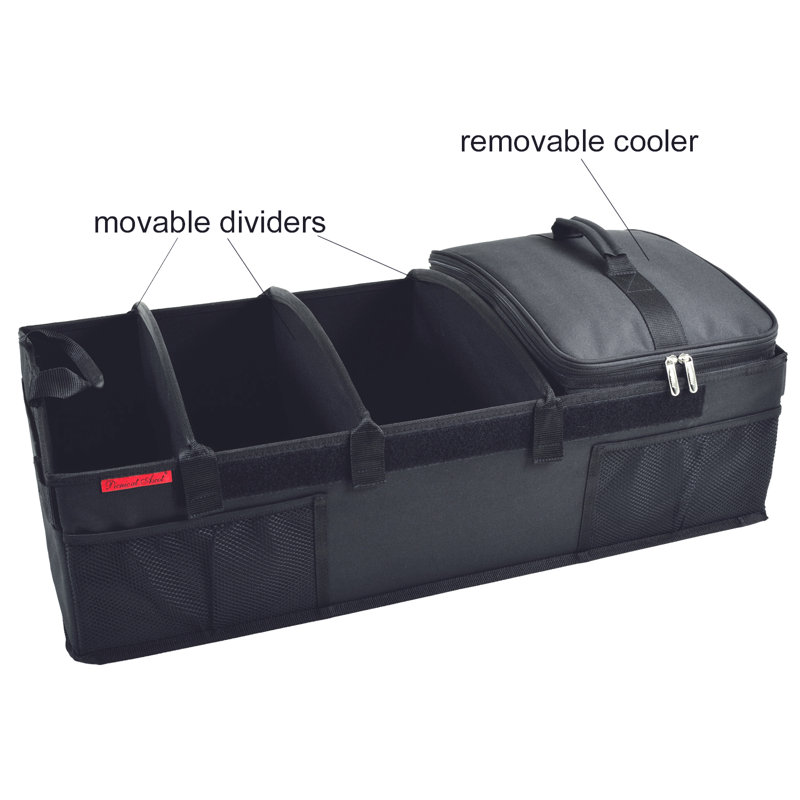 Picnic at Ascot 12 Can Ultimate Rigid Base Trunk Picnic Organizer with